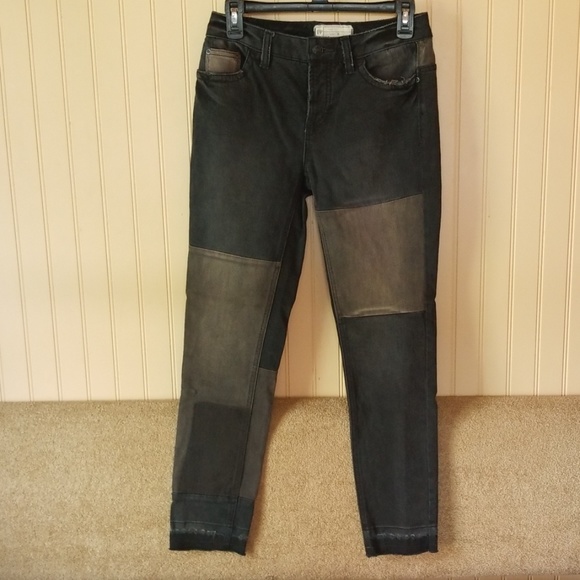 Free People Patched & Relaxed skinny jeans - Picture 7 of 8